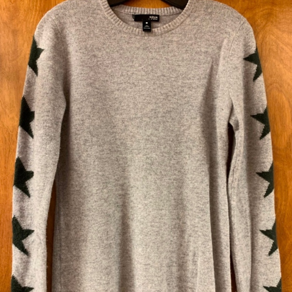 Aqua Cashmere Sweater